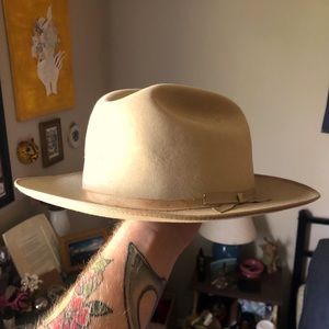 Stetson Open Road Silver Belly Hat Slightly Used